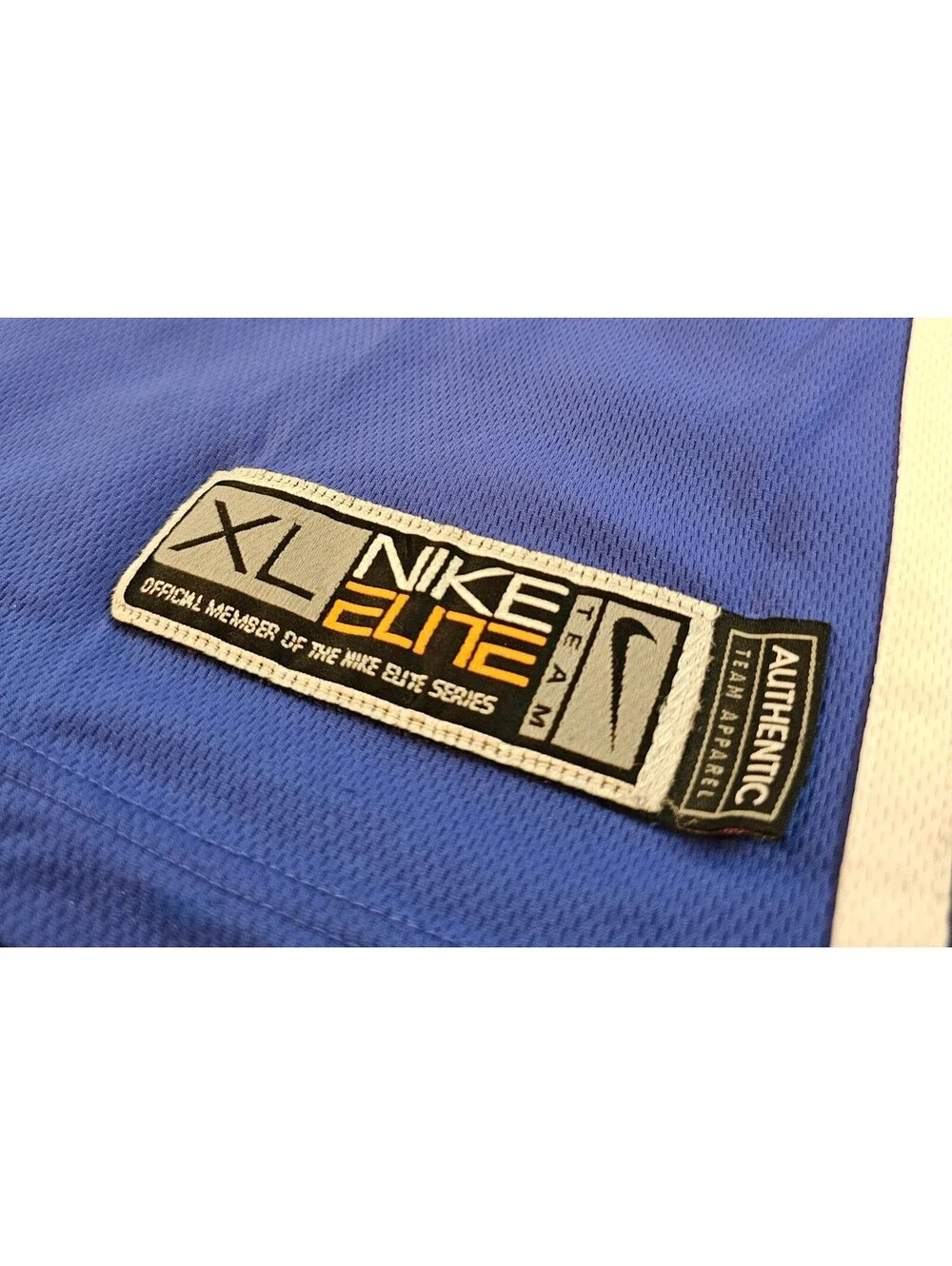 Vintage 2000s Nike Elite Duke #3 Basketball Jersey XL Blue Black White